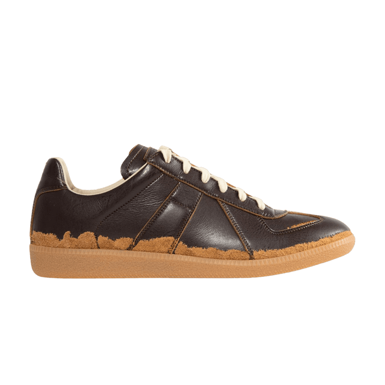Maison Margiela Replica 'Distressed Dark Brown Camel' S57WS0517 P7414 HB056