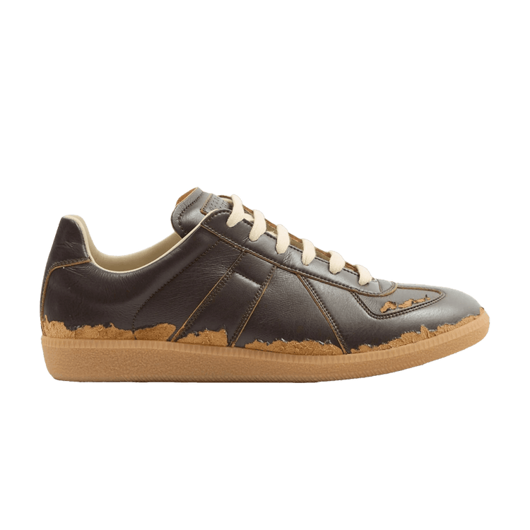 Maison Margiela Wmns Replica Sneaker 'Dark Brown Camel Distressed' S58WS0270 P7414 HB056