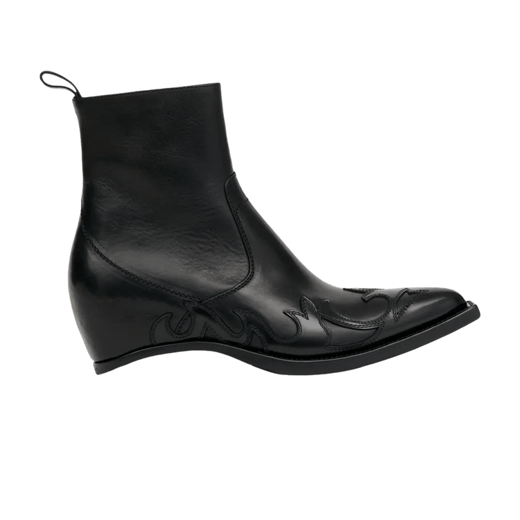 Maison Margiela Wmns Heel-Less Western Flame Boot 'Black' S58WU0440 P7789 T8013