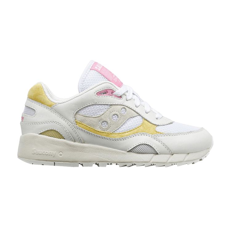 Saucony Wmns Shadow 6000 'White Yellow Pink' S60765 2