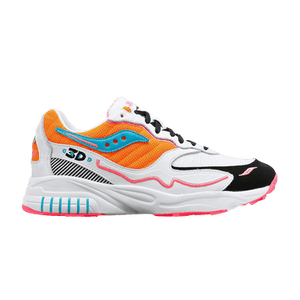 Saucony 3D Grid Hurricane 'White Orange'