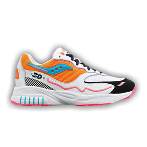 Saucony 3D Grid Hurricane 'White Orange'