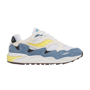 Saucony Grid Shadow 2 Essential 'White Yellow Light Blue'