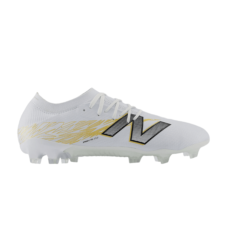 New Balance Furon V8 Elite FG 'White Metallic Gold' SF1FWG8