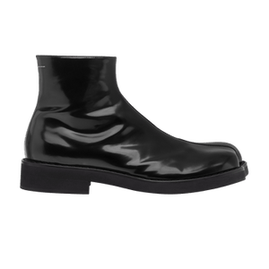 MM6 Maison Margiela Wmns Trunk Leather Ankle Boot 'Black'