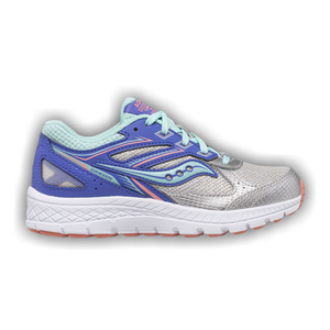 Saucony Cohesion 14 Lace Big Kid 'Silver Periwinkle'
