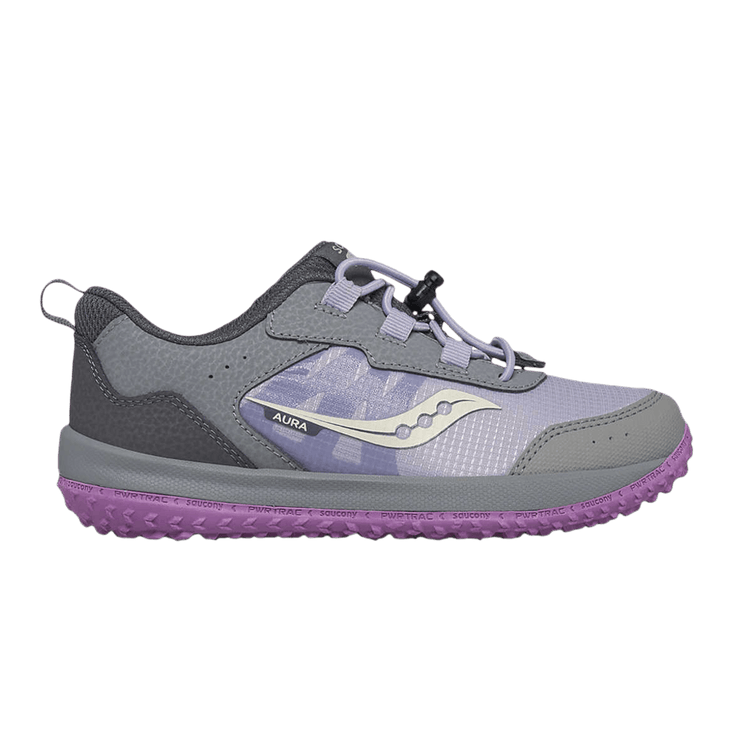Saucony Aura KDZ Big Kid 'Grey Purple' SK167845