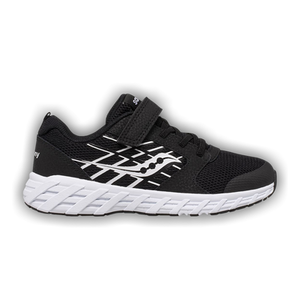 Saucony Wind 2.0 A/C Big Kid 'Black White'