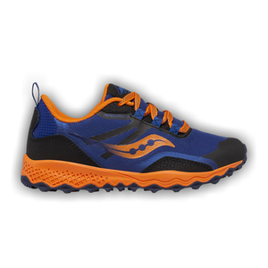 Saucony Peregrine 12 Shield Big Kid 'Navy Orange'