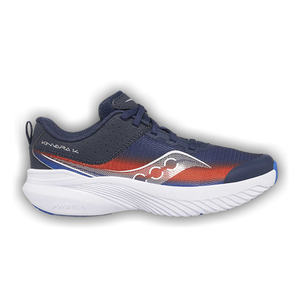 Saucony Kinvara 14 Big Kid 'Navy Red'