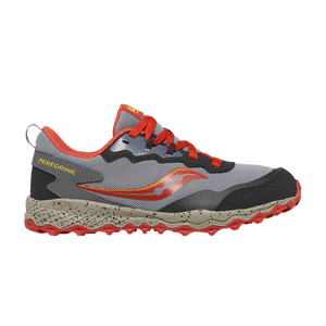 Saucony Peregrine KDZ Big Kid 'Grey Red'