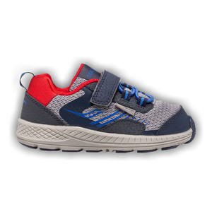 Saucony Wind Shield AC Little Kid 'Navy Grey Red'