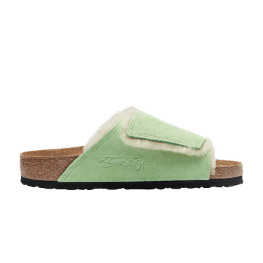 Stussy x Birkenstock Solana 'Washed Green'