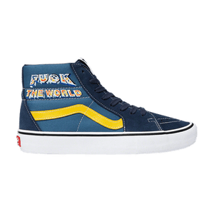 Vans Supreme x Sk8 Hi 'Fuck The World - Navy'
