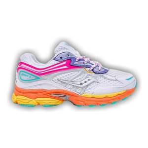 Saucony ProGrid Omni 9 Big Kid 'White Pink Orange'