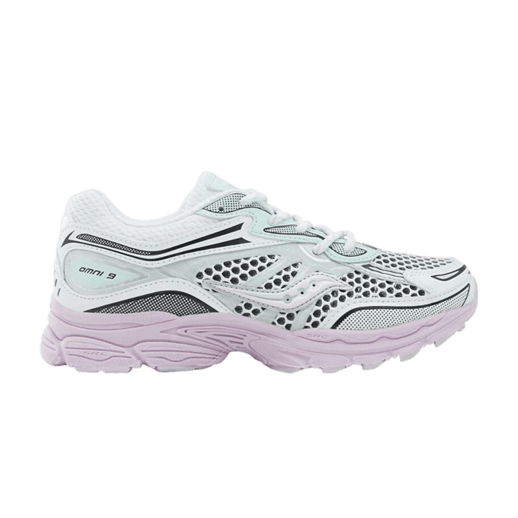 Saucony ProGrid Omni 9 Big Kid 'Green White Lilac' SYF25AAB