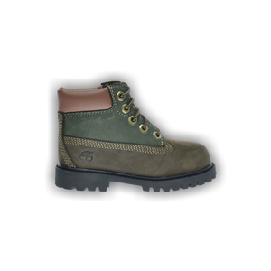 Timberland 6 Inch Premium Boot Toddler 'Green Brown'