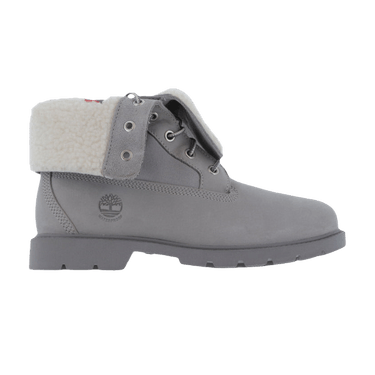 Timberland Wmns Fleece Fold Down 'Medium Grey'