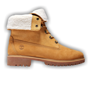 Timberland Wmns Jayne Waterproof Fleece Fold-Down Boot 'Wheat'