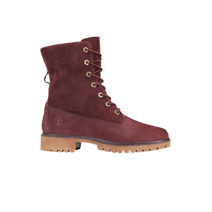 Timberland Wmns Jayne Waterproof Fleece Fold-Down Boot 'Burgundy'