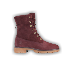 Timberland Wmns Jayne Waterproof Fleece Fold-Down Boot 'Burgundy'