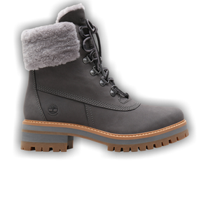 Timberland Wmns Courmayeur Valley 6 Inch Shearling Boot 'Medium Grey'
