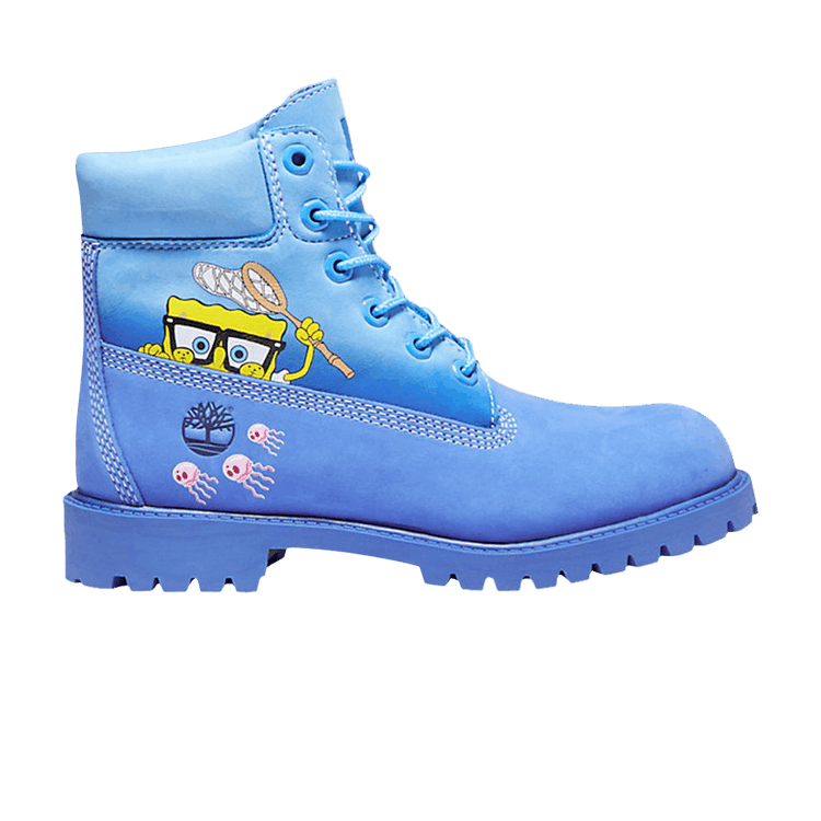SpongeBob SquarePants x Timberland 6 Inch Premium Junior 'Bright Blue' TB0A257P J45