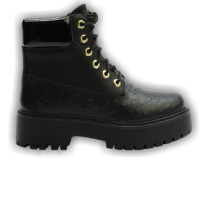 Timberland Wmns Stone Street Premium 6 Inch Waterproof Platform Boot 'Black'