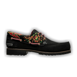 CLOT x Timberland Wmns 3-Eye Lug Handsewn Boat 'Black'