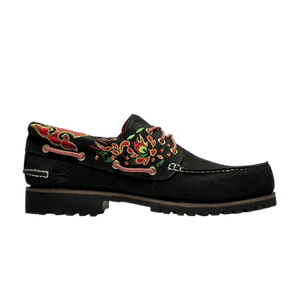 CLOT x Timberland Wmns 3-Eye Lug Handsewn Boat 'Black'