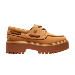 Timberland Wmns Stone Street Platform Boat Shoe 'Wheat'