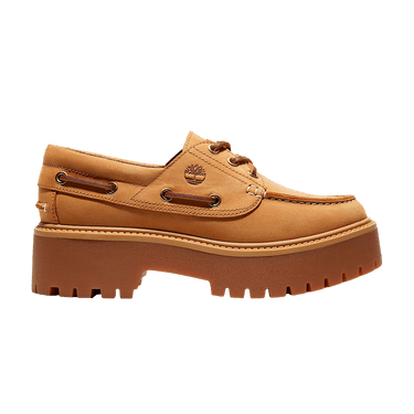 Timberland Wmns Stone Street Platform Boat Shoe 'Wheat'