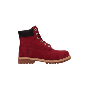 Timberland 6 Inch Premium Waterproof Boot Toddler 'Red Nubuck Black'