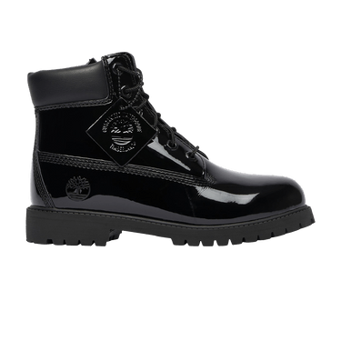 Timberland 6 Inch Premium Waterproof Boot Youth 'Black Patent Leather'