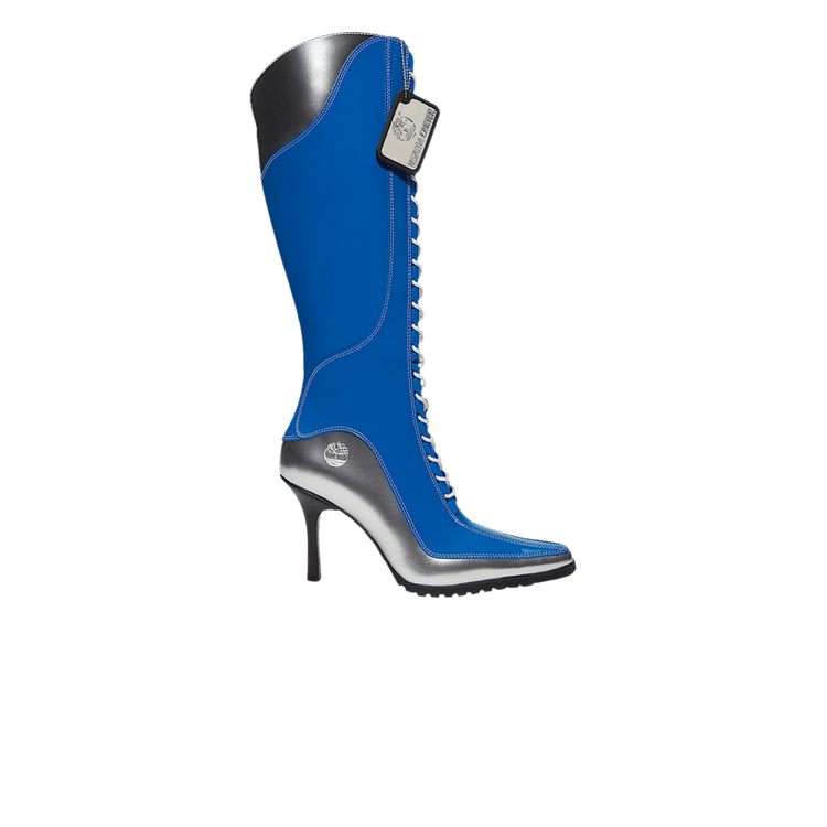 Veneda Carter x Timberland Wmns 14 Inch Lace-Up Zip Boot 'Bright Blue Patent Leather' TB0A6EEH ELG