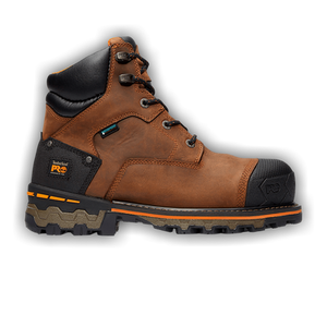 Timberland Boondock 6 Inch Composite Toe Waterproof Work Boot 'Brown Oiled Distressed'