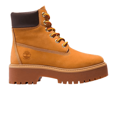 Timberland Wmns Stone Street 6 Inch Premium Platform Boot 'Wheat Nubuck'