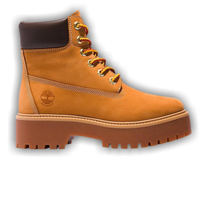 Timberland Wmns Stone Street 6 Inch Premium Platform Boot 'Wheat Nubuck'