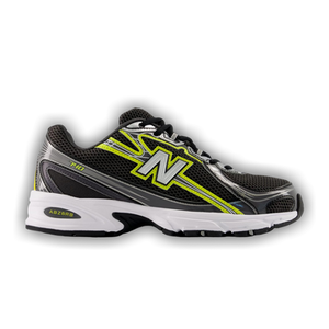 New Balance 740 'Black Punch Yellow'