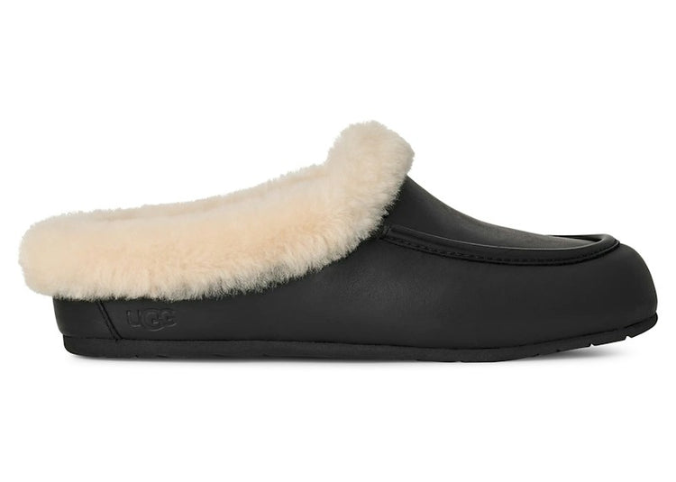 UGG Ansley Mule Leather Black (Women's) 1171392-BLK