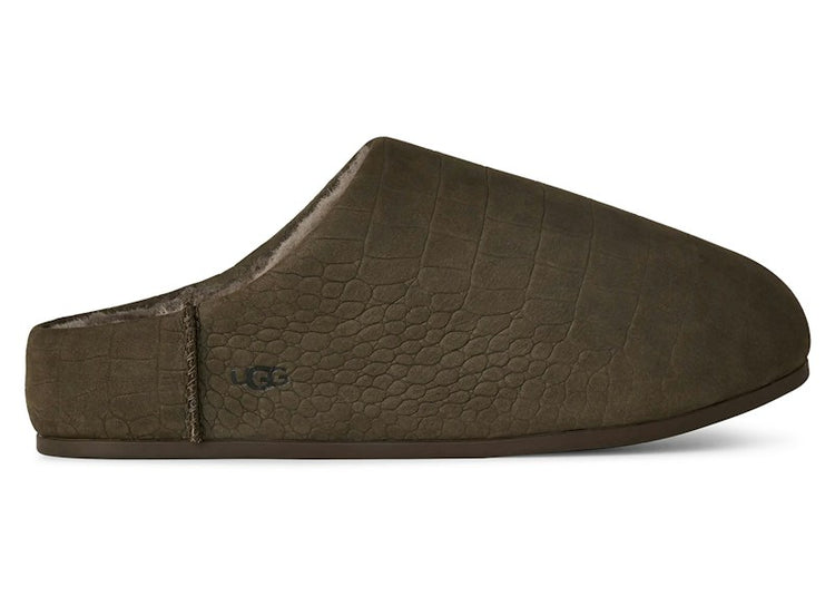 UGG Elea Embossed Slip-On Slipper Dense Smoke (Women's) 1178610-DNSS