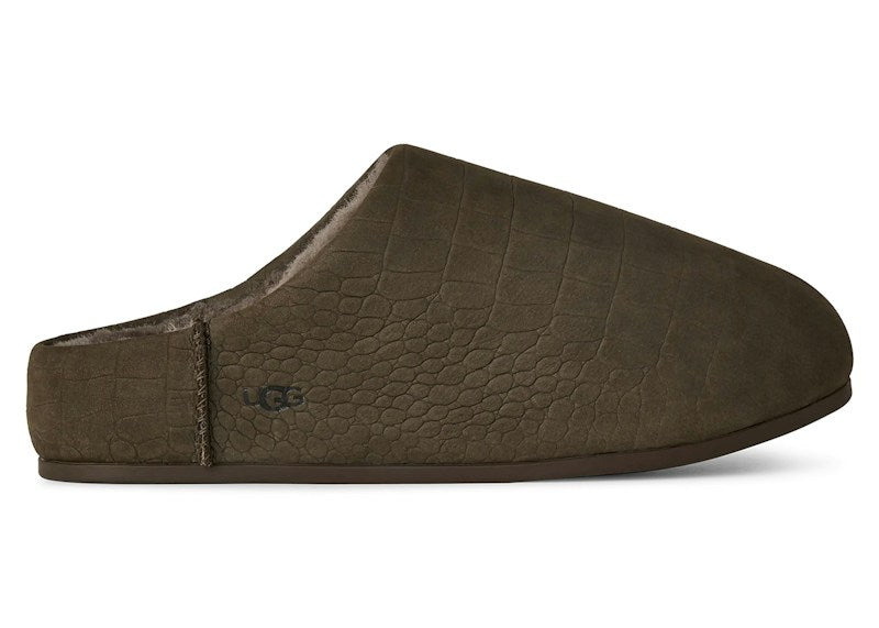 UGG Elea Embossed Slip-On Slipper Dense Smoke (Women's) 1178610-DNSS