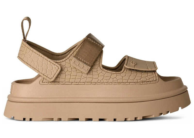 UGG GoldenGlow Embossed Sandal Mustard Seed (Women's) 1175311-MDSD