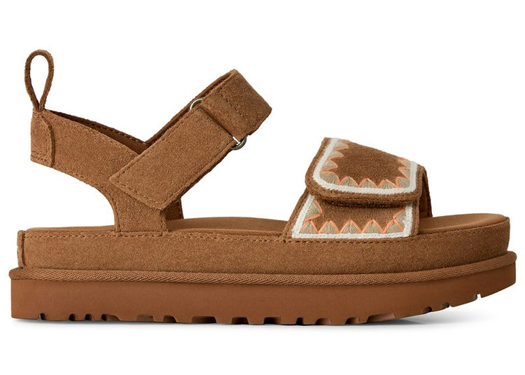 UGG Goldenstar Artistitch Sandal Chestnut (Women's) 1175130-CHE