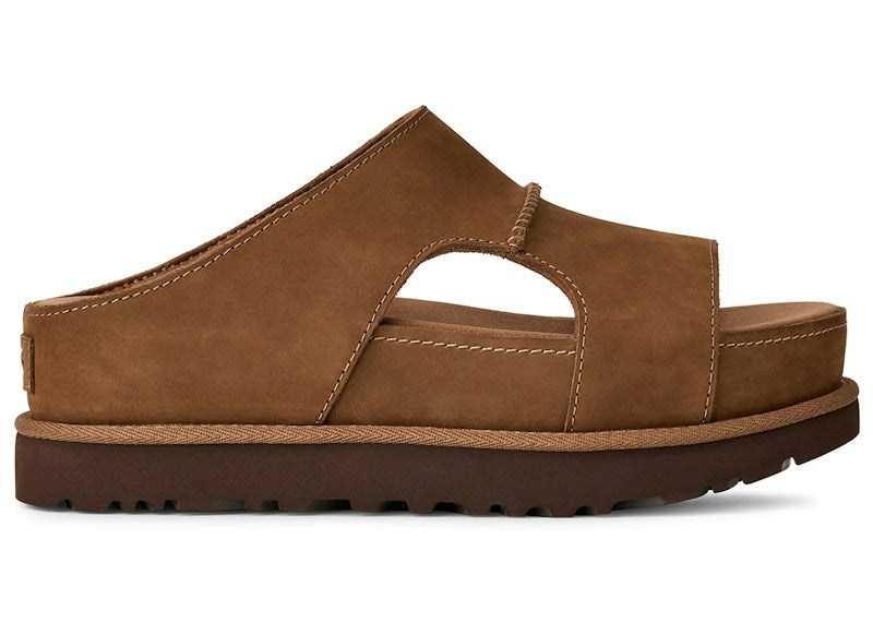 UGG Goldenstar Hi Cutout Slide Dark Chestnut (Women's) 1184930-DKC