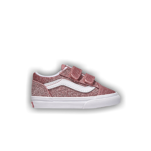 Vans Old Skool V Toddler 'Rose Gold Glitter'