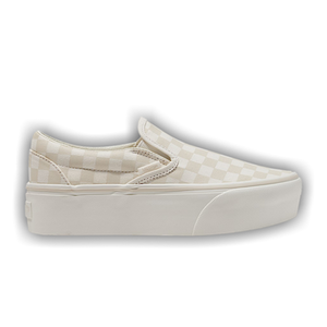 Vans Classic Slip-On Stackform 'Checkerboard - Turtledove Beige'