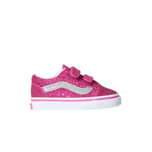 Vans Old Skool V Toddler 'Glitter Raspberry Rose Pink'