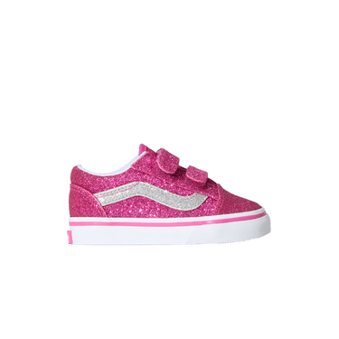 Vans Old Skool V Toddler 'Glitter Raspberry Rose Pink'