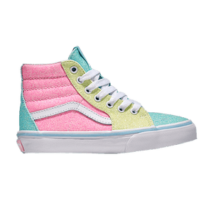 Vans Sk8-Hi Kids 'Pastel Pink Yellow Blue Glitter'